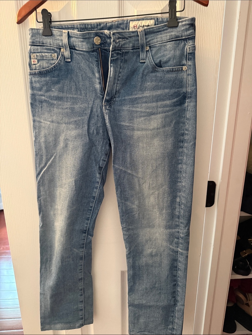AG Adriano Goldschmied Women's Light Blue Skinny Jeans
